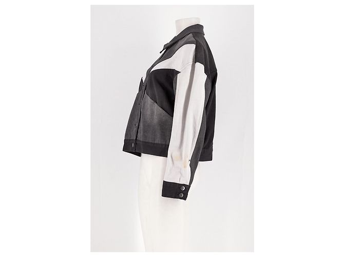 Autre Marque PISTOLA Cropped Jacke Grau - Ansicht 5
