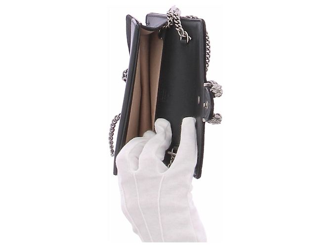 Borsa Gucci Dionysus in scamosciato nero - vista 7