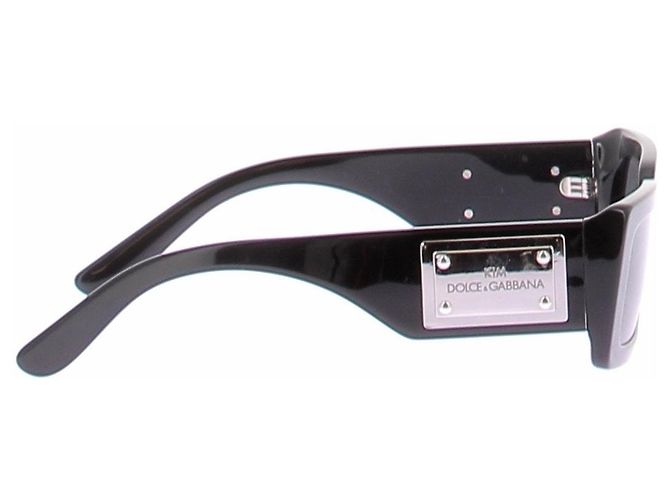 Dolce & Gabbana Gafas de sol rectangulares negras Kim Negro - vista 4