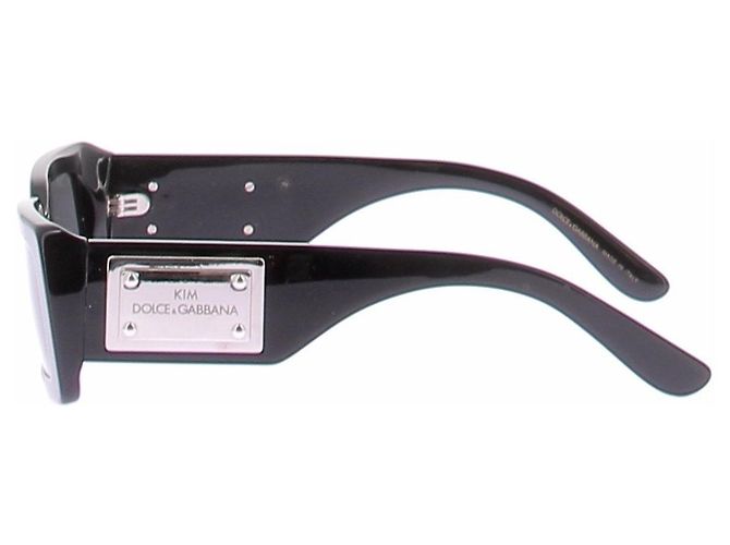 Dolce & Gabbana Gafas de sol rectangulares negras Kim Negro - vista 5