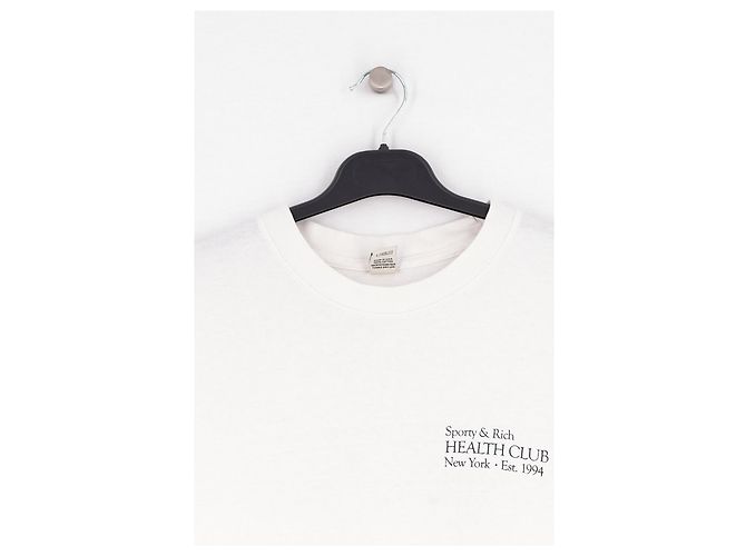 Autre Marque SPORTY & RICH White Cotton Tee M - view 2