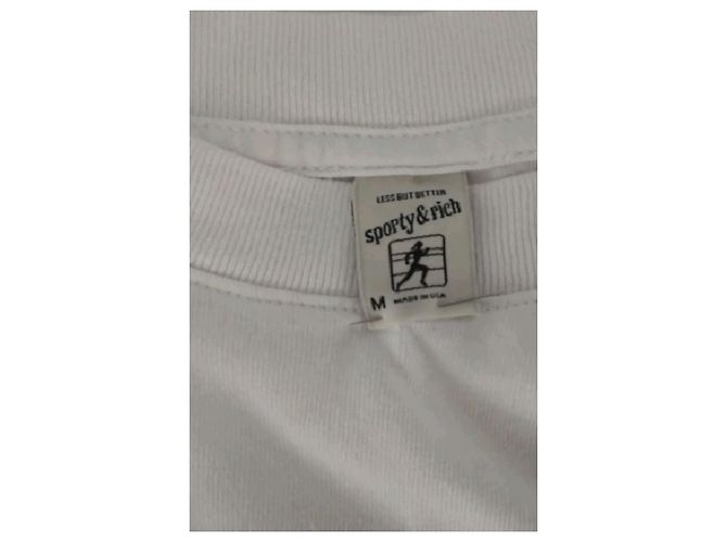 Autre Marque SPORTY & RICH White Cotton Tee M - view 5