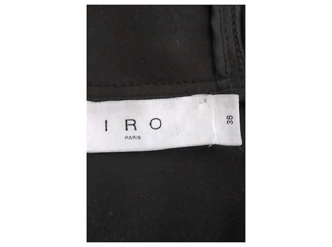 Giacca Iro in cotone nera Taglia 36 Nero - vista 5