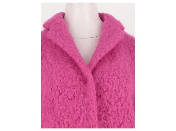 Cappotto midi rosa Msgm - vista 2