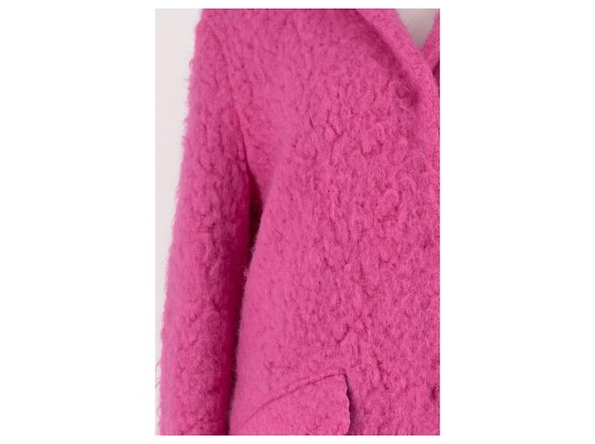 Cappotto midi rosa Msgm - vista 3