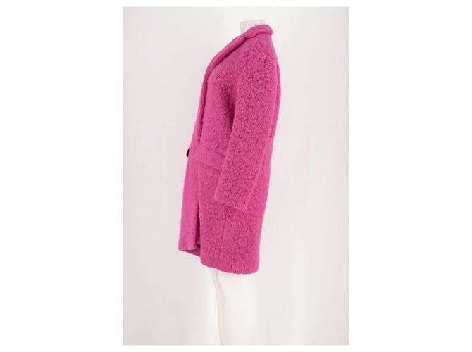 Cappotto midi rosa Msgm - vista 5