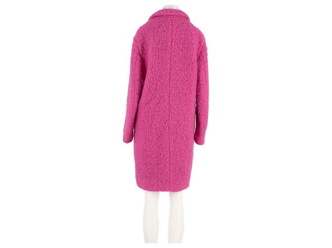 Cappotto midi rosa Msgm - vista 6