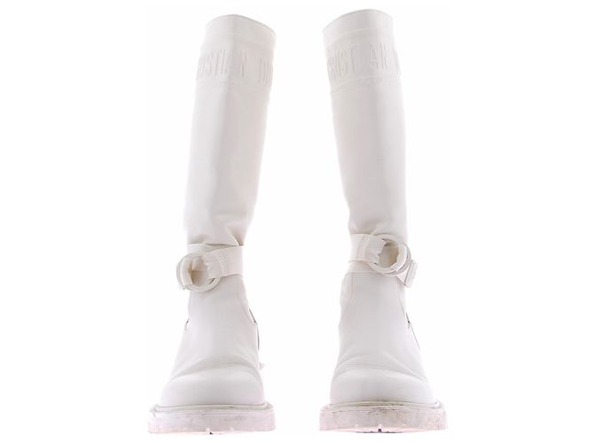 Christian Dior Botas blancas D-major Blanco - vista 3