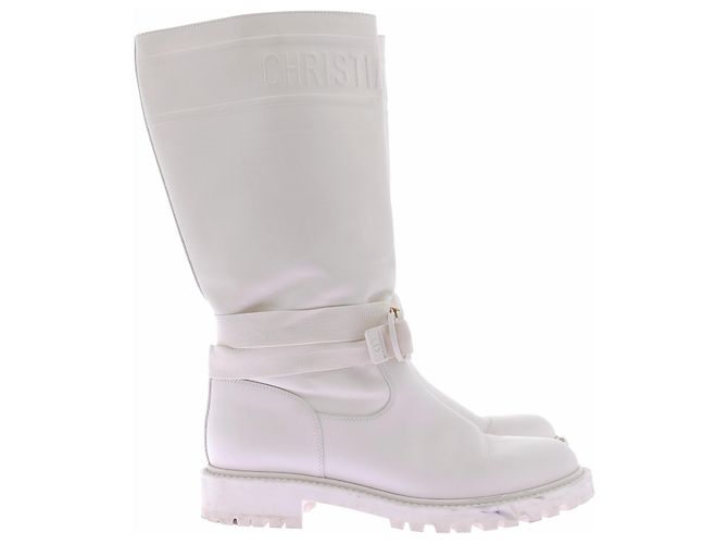 Christian Dior Botas blancas D-major Blanco - vista 6