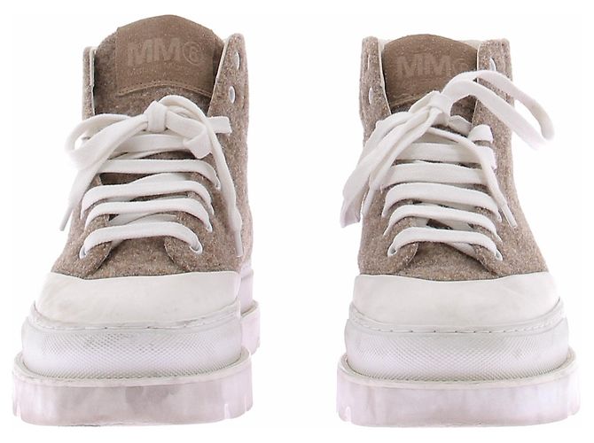 Maison Martin Margiela Sneaker alte marroni MM6 Marrone - vista 3