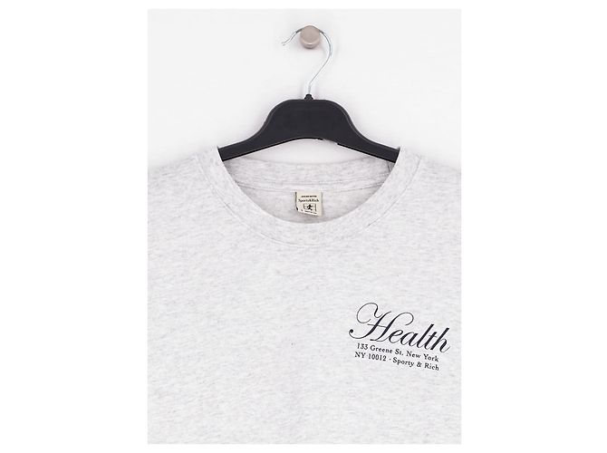 Autre Marque Top de algodón gris SPORTY & RICH L - vista 2