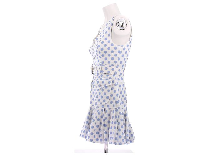 Zimmermann Abito a pois blu e bianco - vista 4