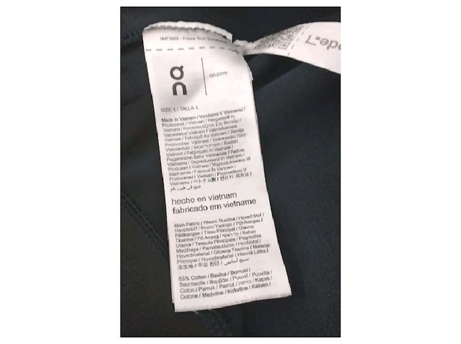 Pantaloni jogging Louis Vuitton in cotone blu navy - vista 7