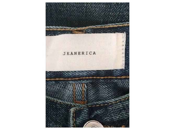 Autre Marque Vaqueros de algodón azules JEANERICA Talla 34 - vista 5