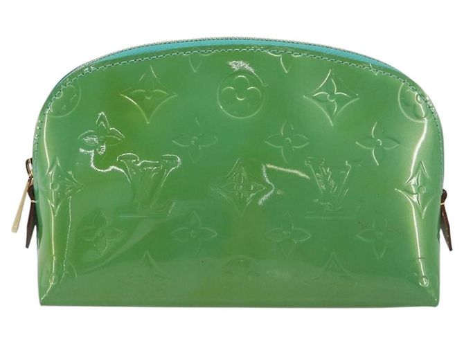 LOUIS VUITTON Monogram Vernis Pochette Cosmetic PM Blue M91747 - vista 13