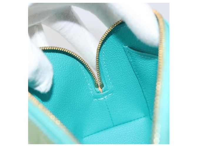 LOUIS VUITTON Monogram Vernis Pochette Cosmetic PM Blue M91747 - vista 18