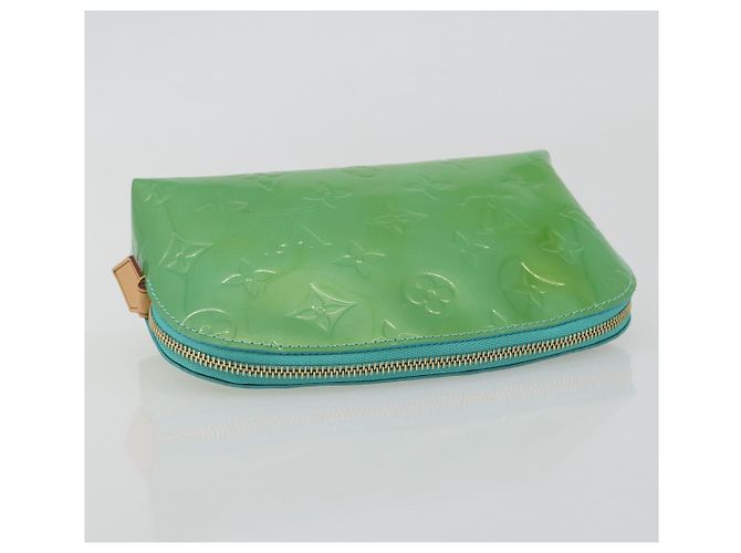 LOUIS VUITTON Monogram Vernis Pochette Cosmetic PM Blue M91747 - vista 5