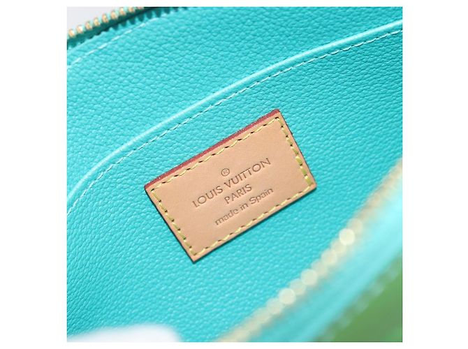 LOUIS VUITTON Monogram Vernis Pochette Cosmetic PM Blue M91747 - vista 9