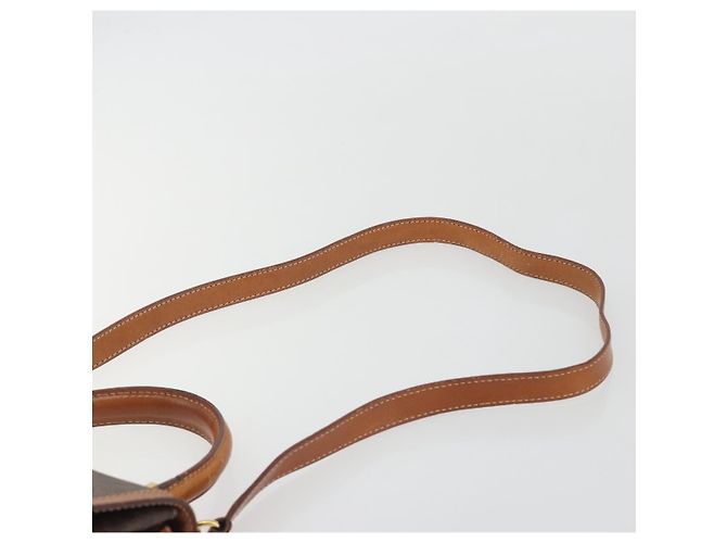 Céline CELINE Macadam Hand Bag PVC Leather 2way Brown Gold Tone - vista 15