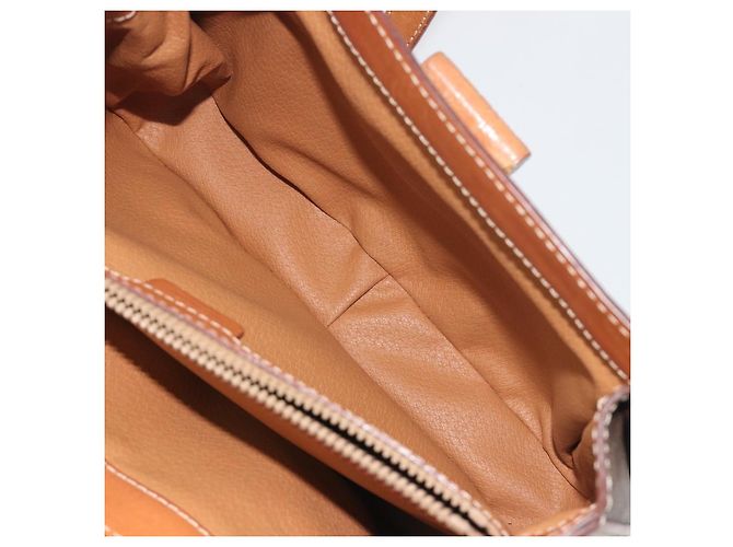 Céline CELINE Macadam Hand Bag PVC Leather 2way Brown Gold Tone - vista 27