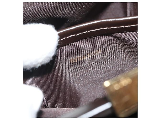 FENDI Hand Bag Leather Brown Gold Tone - vista 12
