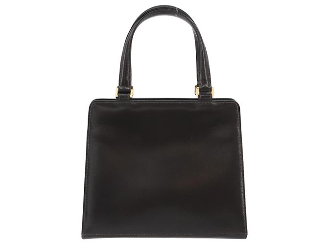 FENDI Hand Bag Leather Brown Gold Tone - vista 13