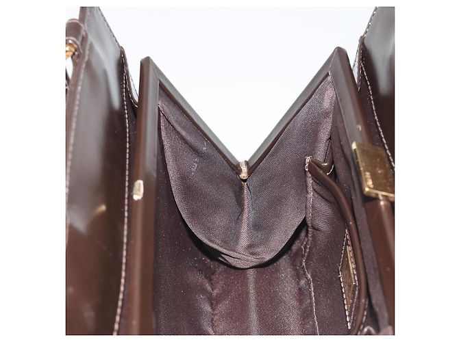 FENDI Hand Bag Leather Brown Gold Tone - vista 19