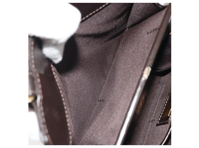 FENDI Hand Bag Leather Brown Gold Tone - vista 21