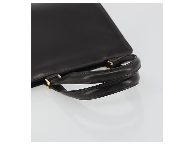 FENDI Hand Bag Leather Brown Gold Tone - vista 7