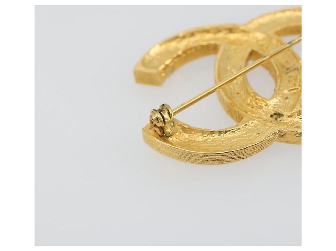 CHANEL COCO Mark Brooch metal Gold Tone CC - vista 4
