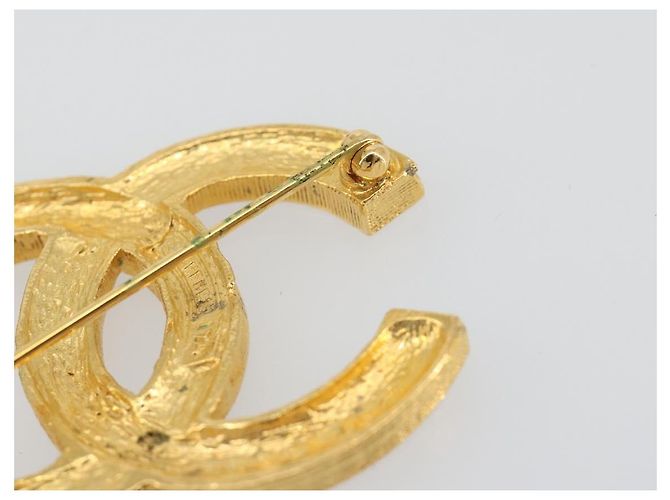 CHANEL COCO Mark Brooch metal Gold Tone CC - vista 5