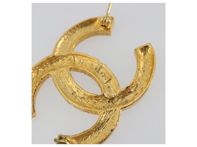 CHANEL COCO Mark Brooch metal Gold Tone CC - vista 8