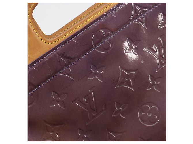 LOUIS VUITTON Monogram Vernis Stanton Tote Bag Purple Viole M91079 - vista 10