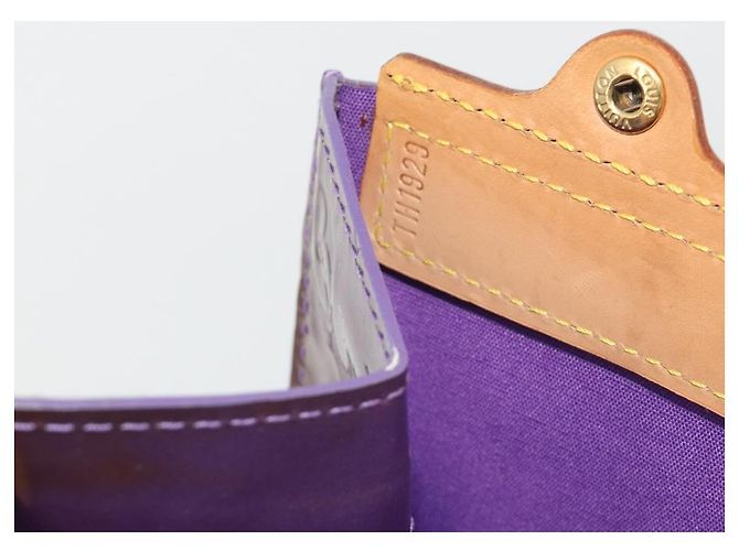 LOUIS VUITTON Monogram Vernis Stanton Tote Bag Purple Viole M91079 - vista 12