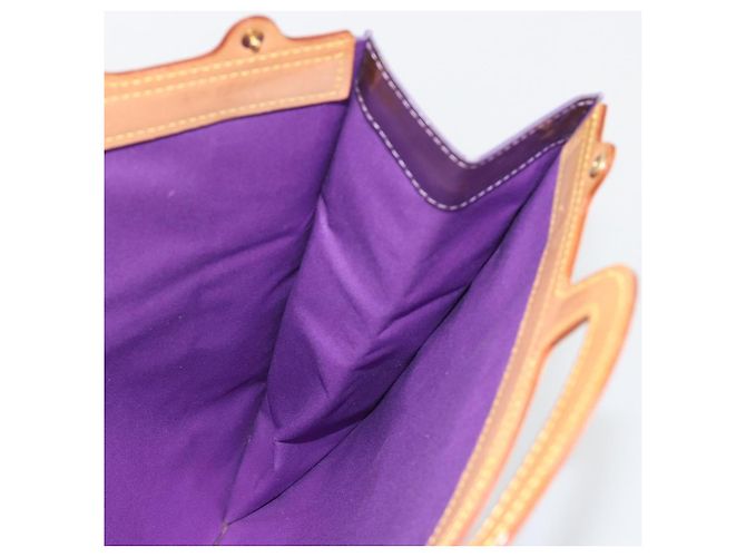 LOUIS VUITTON Monogram Vernis Stanton Tote Bag Purple Viole M91079 - vista 20