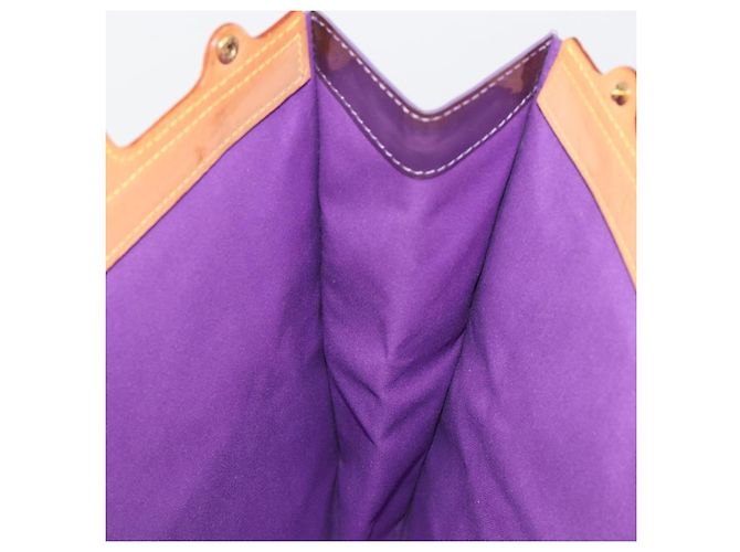 LOUIS VUITTON Monogram Vernis Stanton Tote Bag Purple Viole M91079 - vista 21