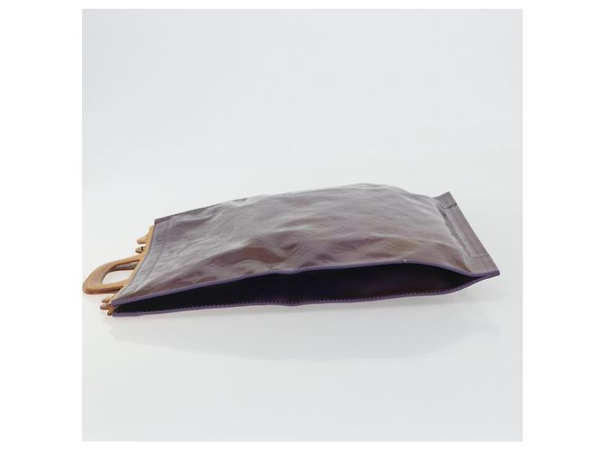 LOUIS VUITTON Monogram Vernis Stanton Tote Bag Purple Viole M91079 - vista 4