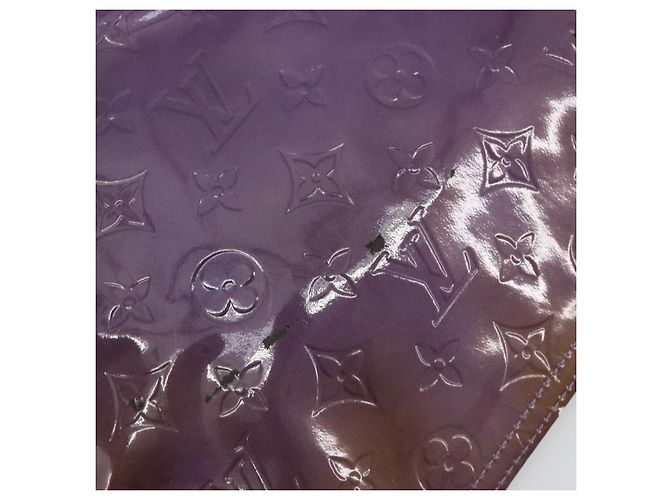 LOUIS VUITTON Monogram Vernis Stanton Tote Bag Purple Viole M91079 - vista 8