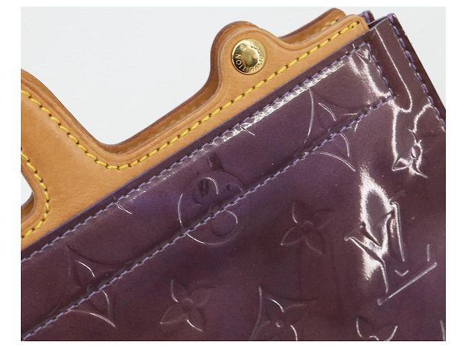 LOUIS VUITTON Monogram Vernis Stanton Tote Bag Purple Viole M91079 - vista 9