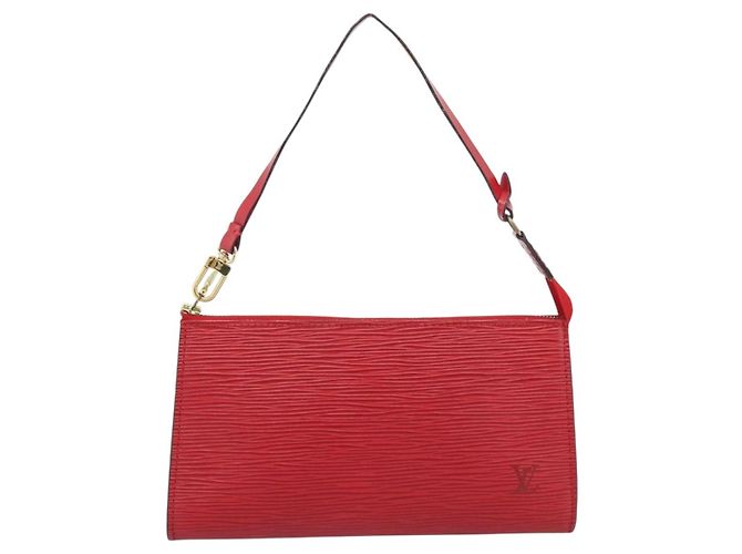 LOUIS VUITTON Epi Pochette Accessoires Pouch Red M52947 LV - vista 13