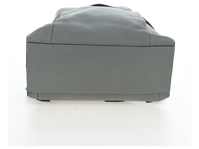 LOEWE Backpack Leather Gray Silver - vista 13