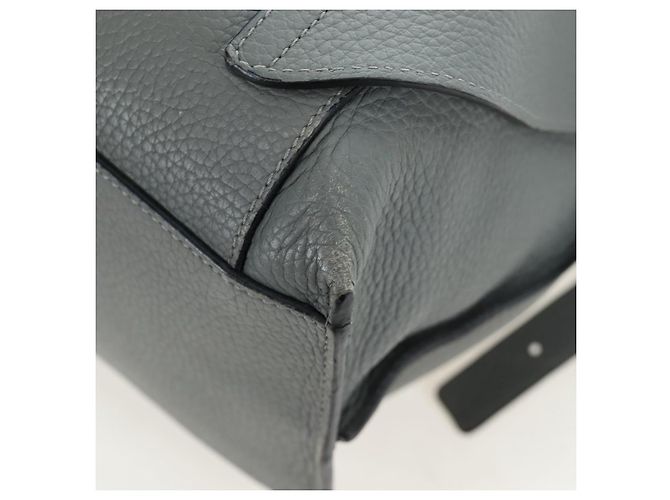 LOEWE Backpack Leather Gray Silver - vista 17