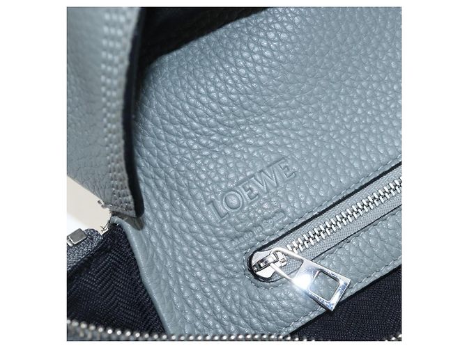 LOEWE Backpack Leather Gray Silver - vista 23