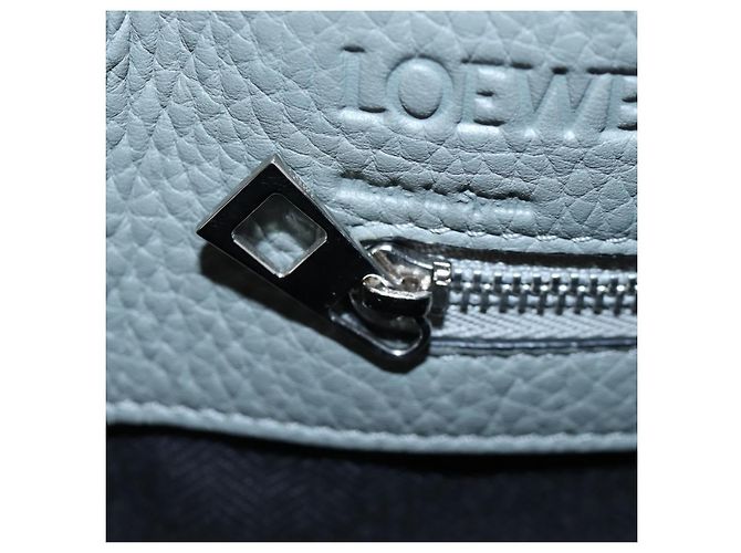 LOEWE Backpack Leather Gray Silver - vista 27
