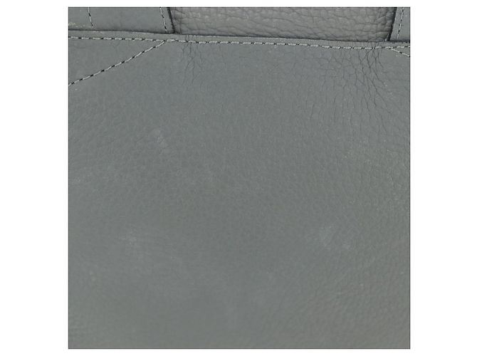 LOEWE Backpack Leather Gray Silver - vista 4