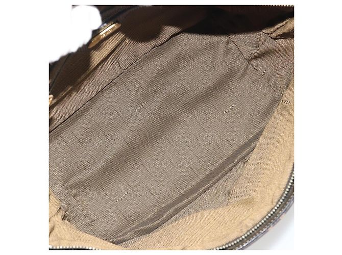 FENDI Zucca Canvas Hand Bag Black Brown - vista 11