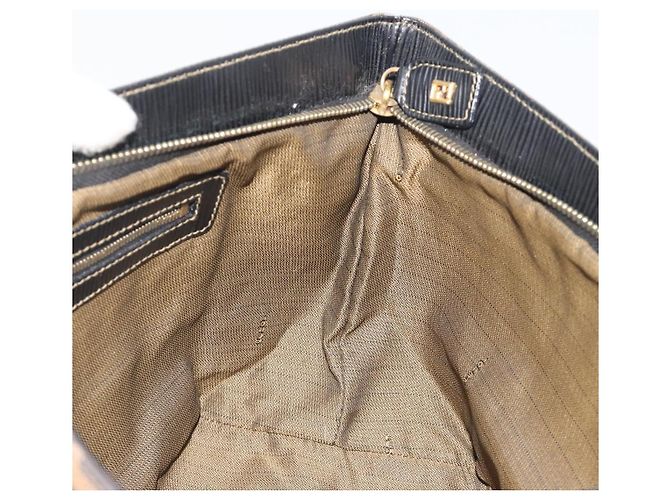 FENDI Zucca Canvas Hand Bag Black Brown - vista 19