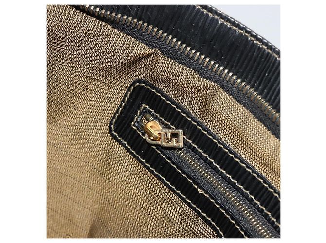 FENDI Zucca Canvas Hand Bag Black Brown - vista 21