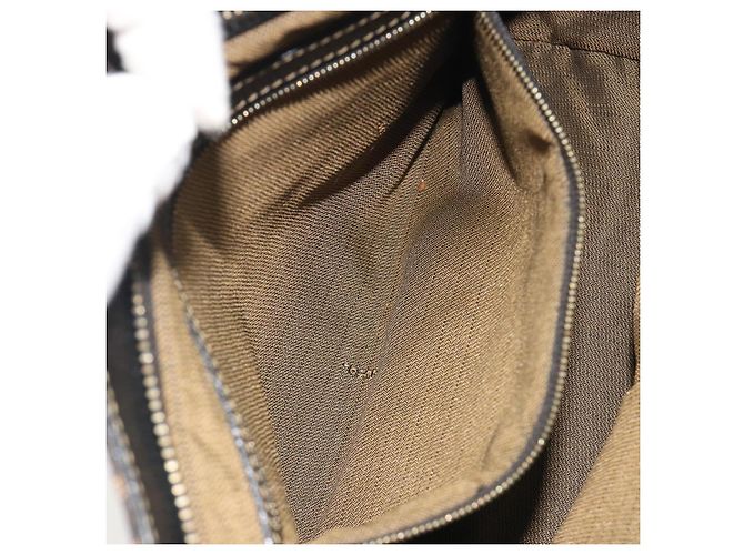 FENDI Zucca Canvas Hand Bag Black Brown - vista 22