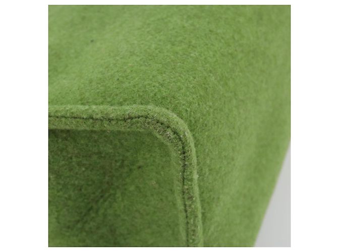 FENDI Tote Bag Wool Green - vista 16